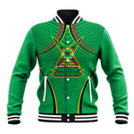Personalized Guyana Cricket Amazon Warriors Baseball Jacket Modern Geometric Sports Fan