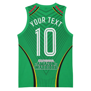 Personalized Guyana Cricket Amazon Warriors Basketball Jersey Modern Geometric Sports Fan