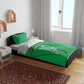 Personalized Guyana Cricket Amazon Warriors Bedding Set Modern Geometric Sports Fan