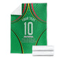 Personalized Guyana Cricket Amazon Warriors Blanket Modern Geometric Sports Fan
