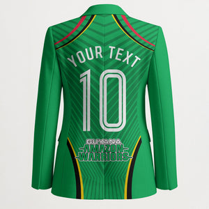 Personalized Guyana Cricket Amazon Warriors Blazer Modern Geometric Sports Fan