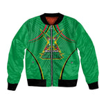 Personalized Guyana Cricket Amazon Warriors Bomber Jacket Modern Geometric Sports Fan