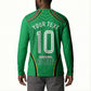 Personalized Guyana Cricket Amazon Warriors Button Sweatshirt Modern Geometric Sports Fan