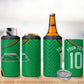 Personalized Guyana Cricket Amazon Warriors 4 in 1 Can Cooler Tumbler Modern Geometric Sports Fan