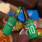 Personalized Guyana Cricket Amazon Warriors 4 in 1 Can Cooler Tumbler Modern Geometric Sports Fan