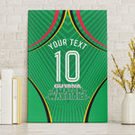 Personalized Guyana Cricket Amazon Warriors Canvas Wall Art Modern Geometric Sports Fan