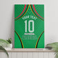 Personalized Guyana Cricket Amazon Warriors Canvas Wall Art Modern Geometric Sports Fan