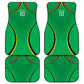 Personalized Guyana Cricket Amazon Warriors Car Mats Modern Geometric Sports Fan