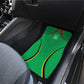 Personalized Guyana Cricket Amazon Warriors Car Mats Modern Geometric Sports Fan