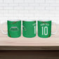 Personalized Guyana Cricket Amazon Warriors Ceramic Mug Modern Geometric Sports Fan