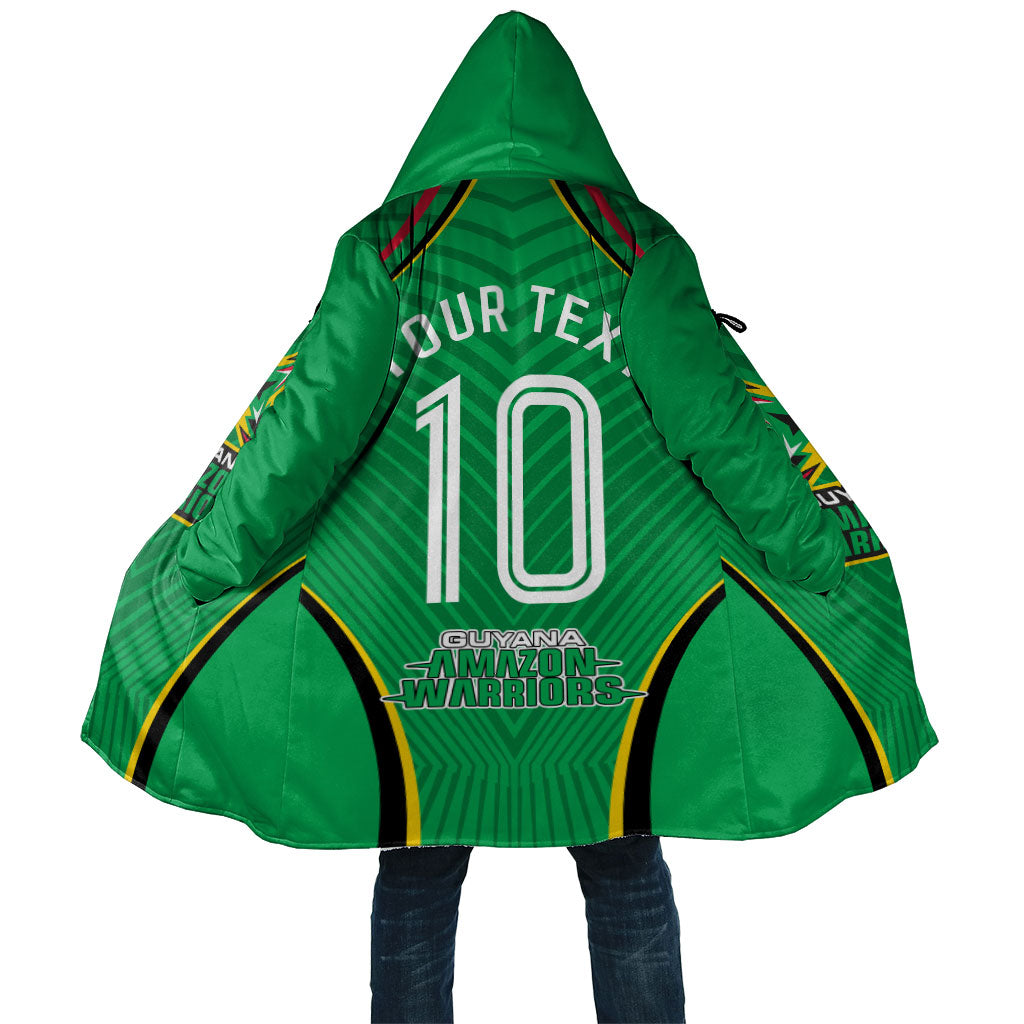Personalized Guyana Cricket Amazon Warriors Cloak Modern Geometric Sports Fan