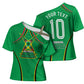 Personalized Guyana Cricket Amazon Warriors Cross Shoulder Shirt Modern Geometric Sports Fan