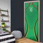 Personalized Guyana Cricket Amazon Warriors Door Cover Modern Geometric Sports Fan