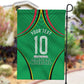 Personalized Guyana Cricket Amazon Warriors Garden Flag Modern Geometric Sports Fan