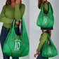 Personalized Guyana Cricket Amazon Warriors Grocery Bag Modern Geometric Sports Fan