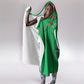 Personalized Guyana Cricket Amazon Warriors Hooded Blanket Modern Geometric Sports Fan