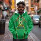 Personalized Guyana Cricket Amazon Warriors Hoodie Modern Geometric Sports Fan