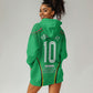 Personalized Guyana Cricket Amazon Warriors Hoodie Dress Modern Geometric Sports Fan