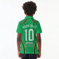 Personalized Guyana Cricket Amazon Warriors Kid Polo Shirt Modern Geometric Sports Fan