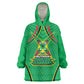 Personalized Guyana Cricket Amazon Warriors Kid Wearable Blanket Hoodie Modern Geometric Sports Fan