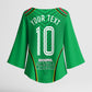Personalized Guyana Cricket Amazon Warriors Kimono Sleeve Blouse Modern Geometric Sports Fan