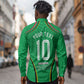 Personalized Guyana Cricket Amazon Warriors Long Sleeve Button Shirt Modern Geometric Sports Fan