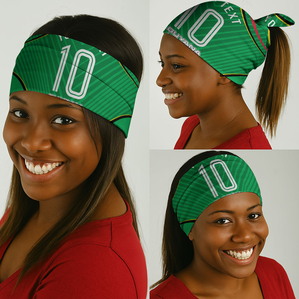 Personalized Guyana Cricket Amazon Warriors Neck Gaiter Modern Geometric Sports Fan