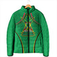 Personalized Guyana Cricket Amazon Warriors Padded Jacket Modern Geometric Sports Fan
