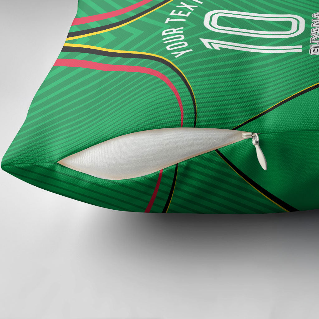 Personalized Guyana Cricket Amazon Warriors Pillow Cover Modern Geometric Sports Fan