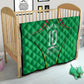 Personalized Guyana Cricket Amazon Warriors Quilt Modern Geometric Sports Fan