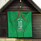 Personalized Guyana Cricket Amazon Warriors Quilt Modern Geometric Sports Fan
