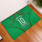 Personalized Guyana Cricket Amazon Warriors Rubber Doormat Modern Geometric Sports Fan