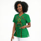 Personalized Guyana Cricket Amazon Warriors Scrub Top Modern Geometric Sports Fan