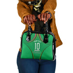 Personalized Guyana Cricket Amazon Warriors Shoulder Handbag Modern Geometric Sports Fan