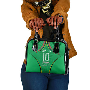 Personalized Guyana Cricket Amazon Warriors Shoulder Handbag Modern Geometric Sports Fan