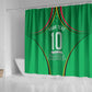Personalized Guyana Cricket Amazon Warriors Shower Curtain Modern Geometric Sports Fan