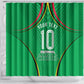 Personalized Guyana Cricket Amazon Warriors Shower Curtain Modern Geometric Sports Fan