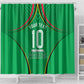 Personalized Guyana Cricket Amazon Warriors Shower Curtain Modern Geometric Sports Fan