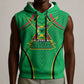 Personalized Guyana Cricket Amazon Warriors Sleeveless Hoodie Modern Geometric Sports Fan