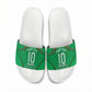 Personalized Guyana Cricket Amazon Warriors Slide Sandals Modern Geometric Sports Fan