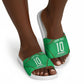 Personalized Guyana Cricket Amazon Warriors Slide Sandals Modern Geometric Sports Fan