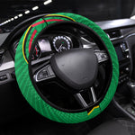 Guyana Cricket Amazon Warriors Steering Wheel Cover Modern Geometric Sports Fan
