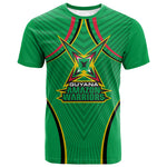 Personalized Guyana Cricket Amazon Warriors T shirt Modern Geometric Sports Fan