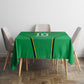 Personalized Guyana Cricket Amazon Warriors Tablecloth Modern Geometric Sports Fan