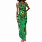 Personalized Guyana Cricket Amazon Warriors Tank Maxi Dress Modern Geometric Sports Fan
