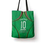 Personalized Guyana Cricket Amazon Warriors Tote Bag Modern Geometric Sports Fan