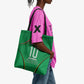 Personalized Guyana Cricket Amazon Warriors Tote Bag Modern Geometric Sports Fan