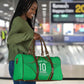 Personalized Guyana Cricket Amazon Warriors Travel Bag Modern Geometric Sports Fan