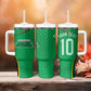 Personalized Guyana Cricket Amazon Warriors Tumbler With Handle Modern Geometric Sports Fan