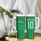 Personalized Guyana Cricket Amazon Warriors Tumbler With Handle Modern Geometric Sports Fan